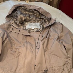 Coach Light Tan Hooded Jacket